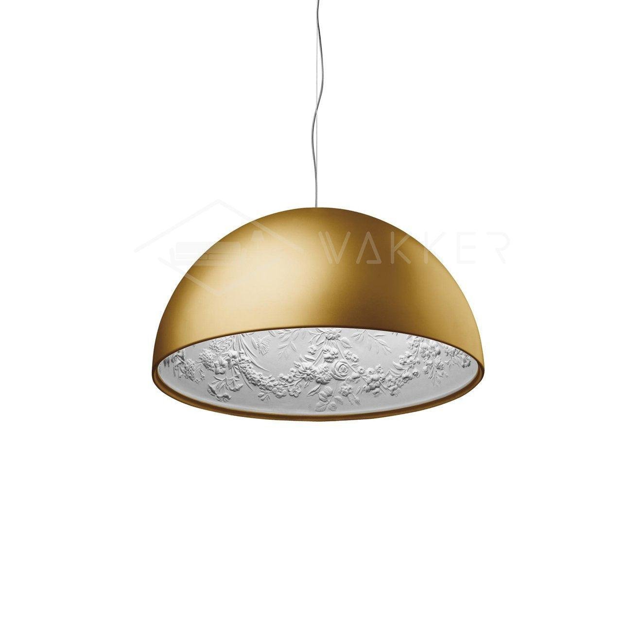 Gold Sky Garden Pendant Light with a diameter of 35.4 inches and a height of 17.7 inches (or 90cm x 45cm).