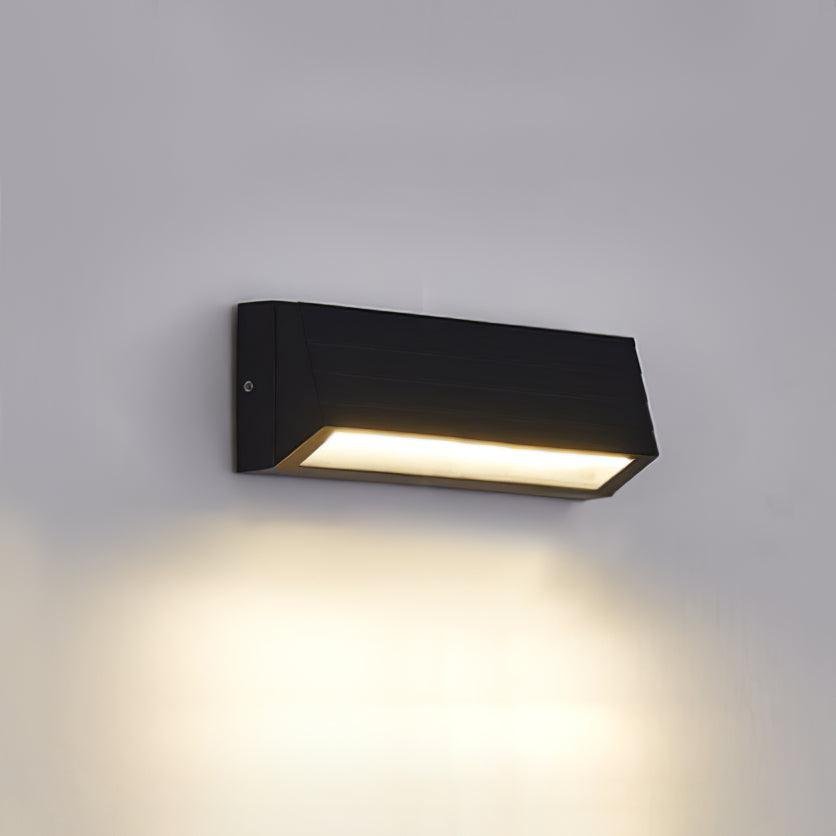 10-Piece Step and Wall Light Set, Model E: Diameter 8 inches x Height 2.6 inches, or 20.4cm x 6.5cm, featuring Cool Light.
