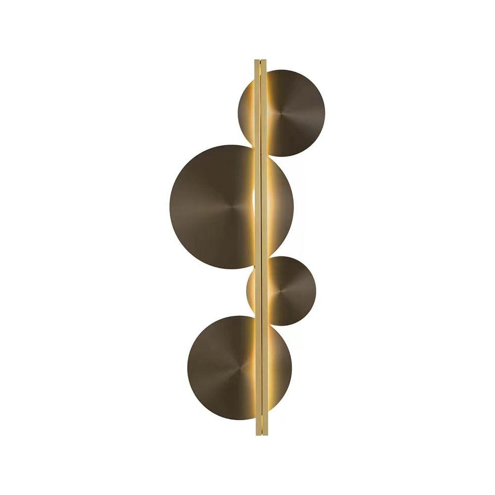 Strate Wall Lamp in Bronze with Cool Light, Diameter 13.8" x Height 31.5" (35cm x 80cm)