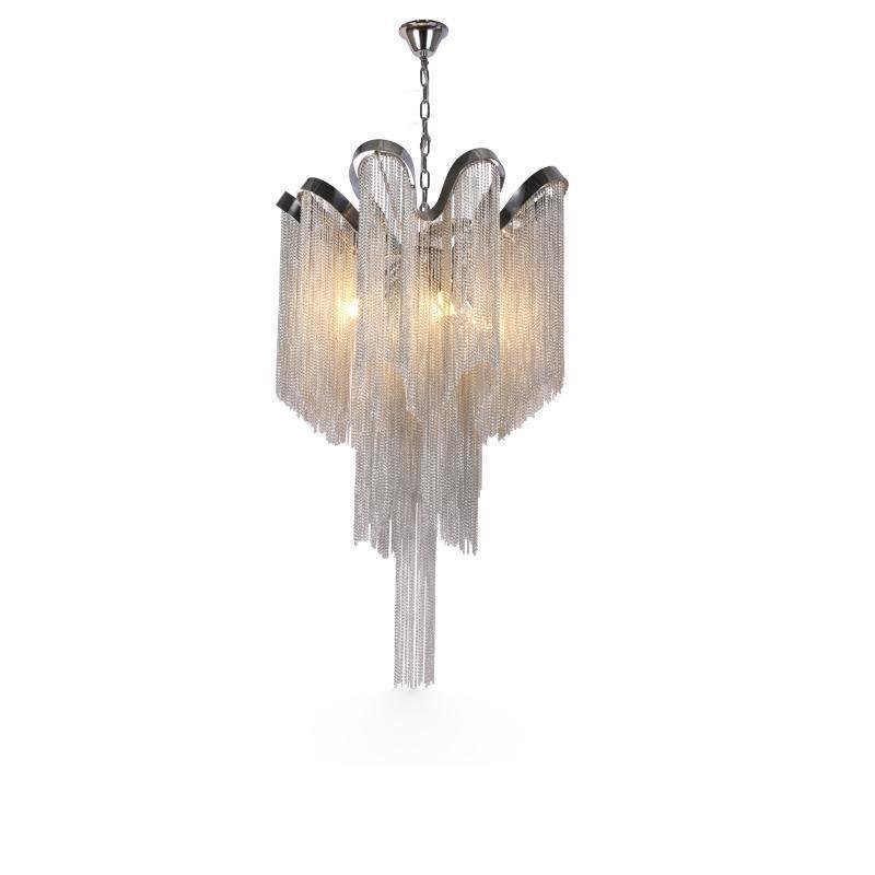 Silver Stream Suspension with a Diameter of 23.6 inches and Height of 35.4 inches (60cm x 90cm)