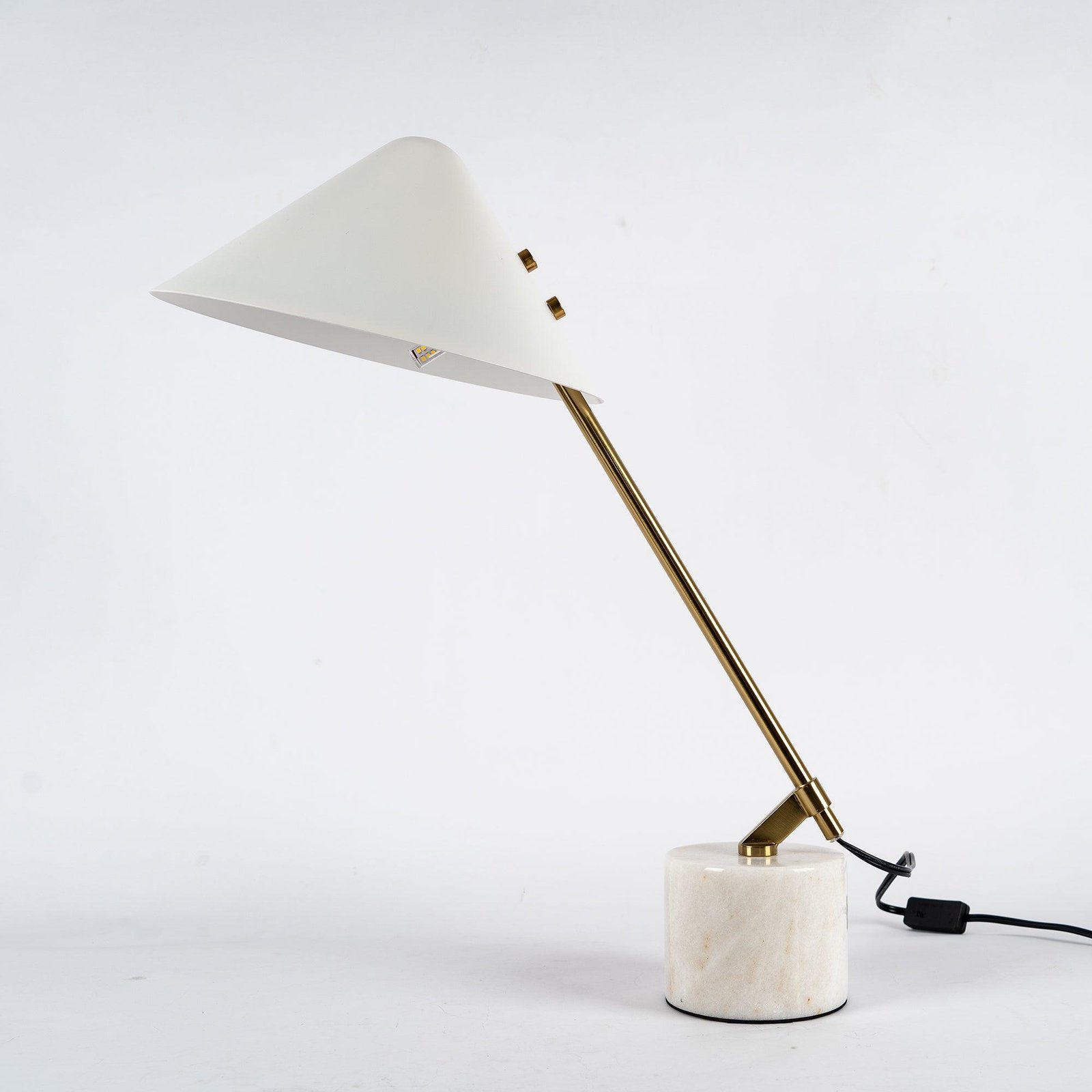 Small Hat Table Lamp L 21.7″ x H 20.5″ , L 55cm x H 52cm , White , EU Plug