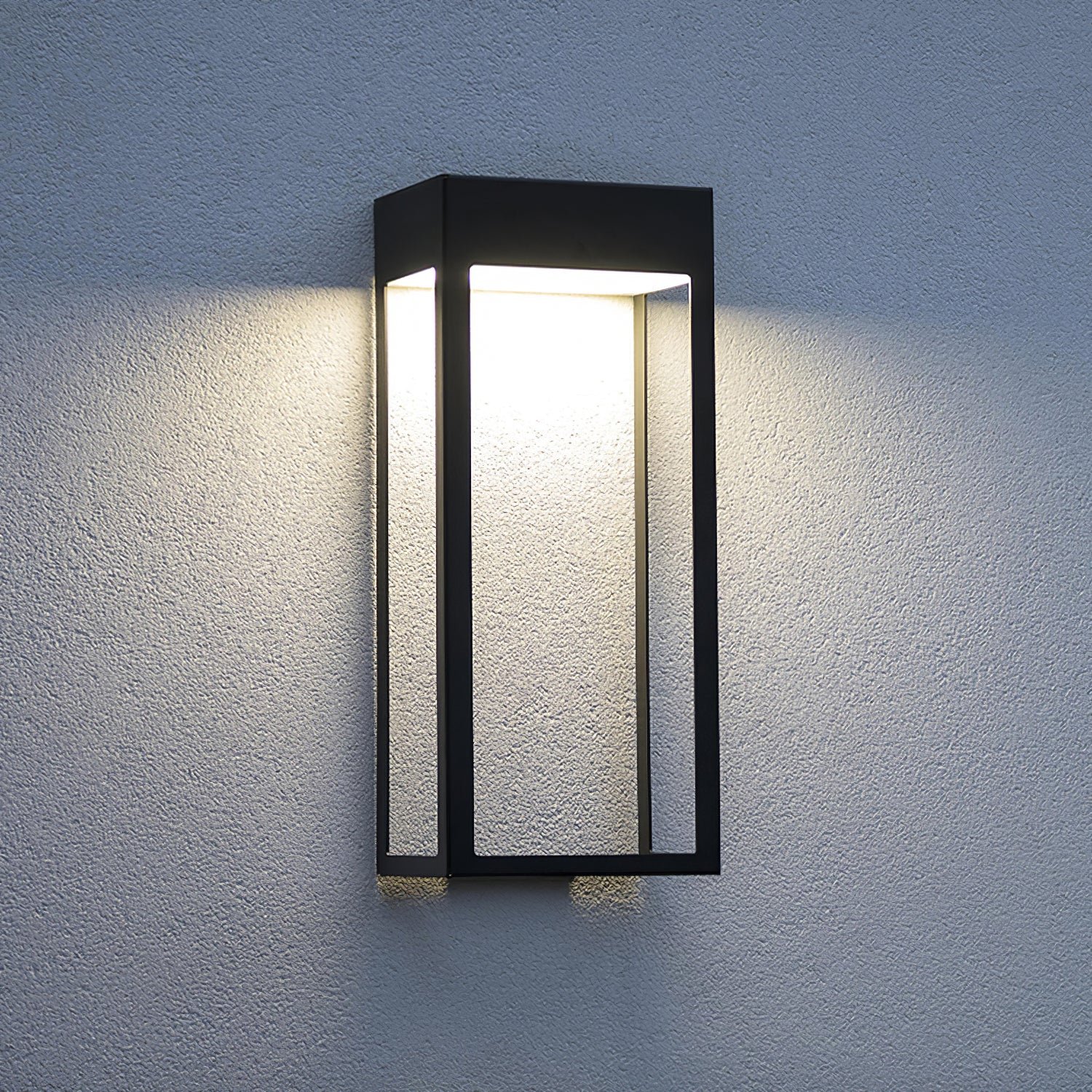 Garden Light with LED, Black, Cool Light, Diameter 7.2" x Height 23.6" (18.3cm x 60cm)