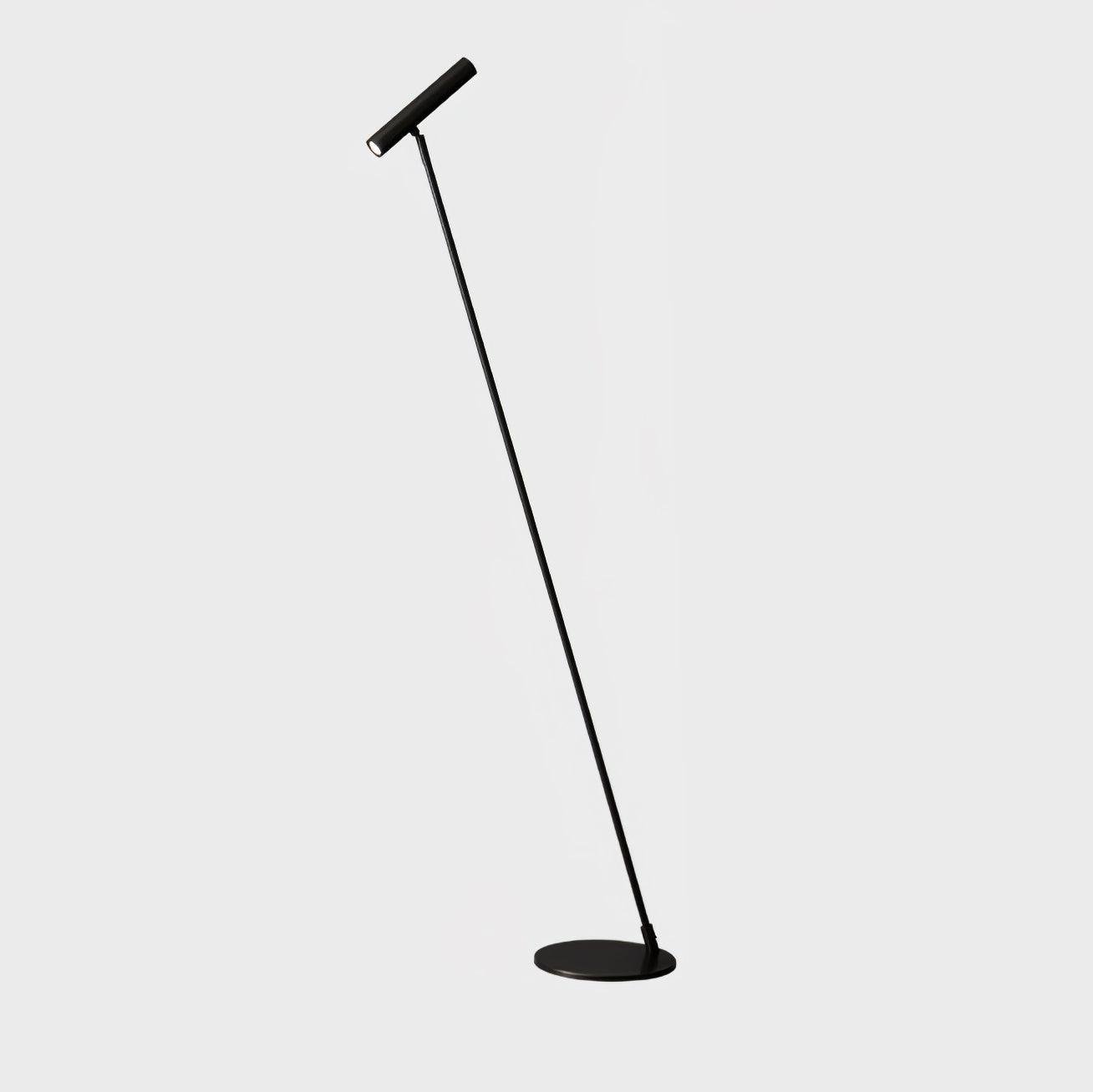 Black Tom LED Floor Lamp with EU Plug, measuring W 7.9″ x H 51.2″ (W 20cm x H 130cm)