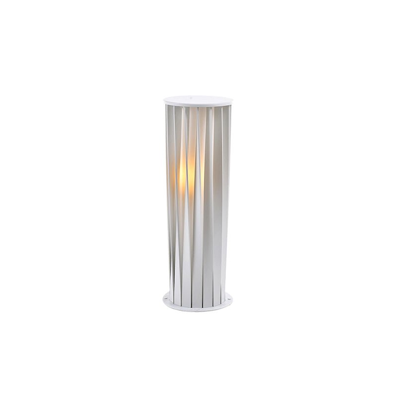 Unopiu LED Garden Light - 5.9" Diameter x 23.6" Height, 15cm Diameter x 60cm Height, White Color, Cool Lighting