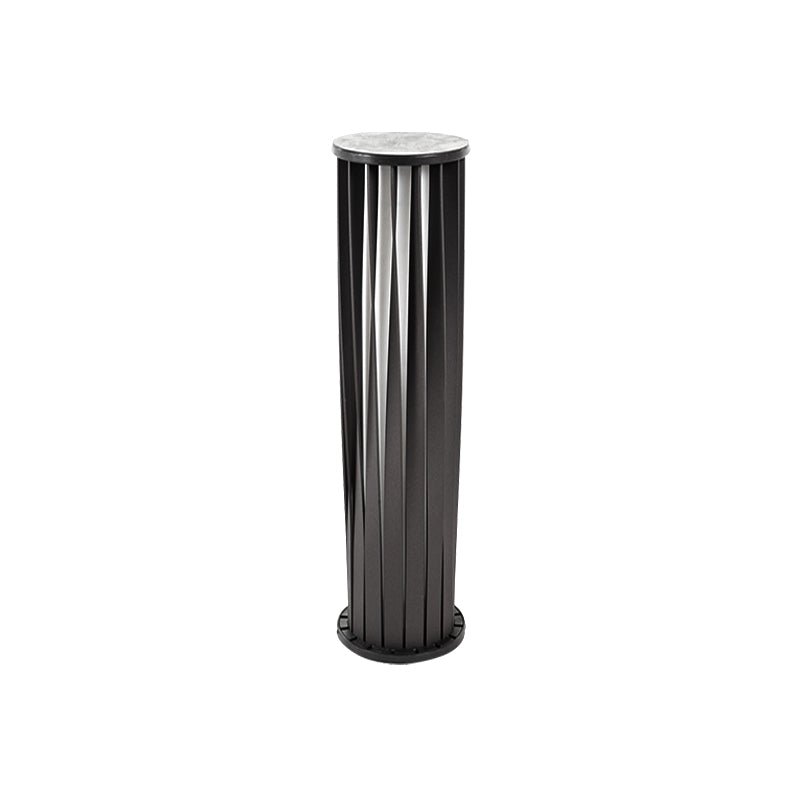 Black Cool Light Unopiu LED Garden Light with a diameter of 5.9 inches and a height of 31.5 inches (15cm x 80cm)