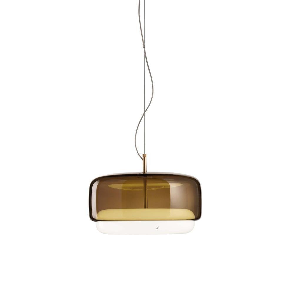 Brown Cool Light Jube Pendant Light, measuring 15 inches in diameter and 8.7 inches in height (or 38cm x 22cm).