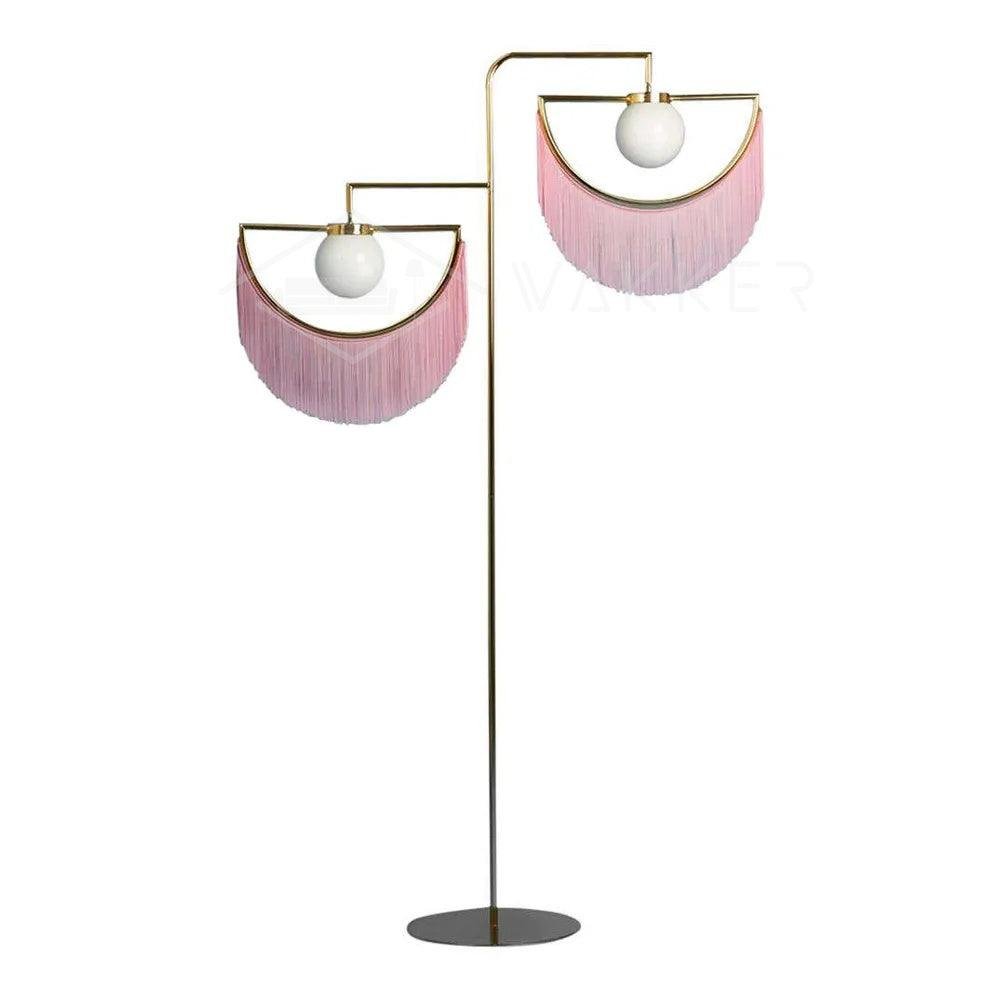Wink Floor Lamp in Pink, EU Plug, Dimensions: Diameter 35.4″ x Height 66.1″ (90cm x 168cm)