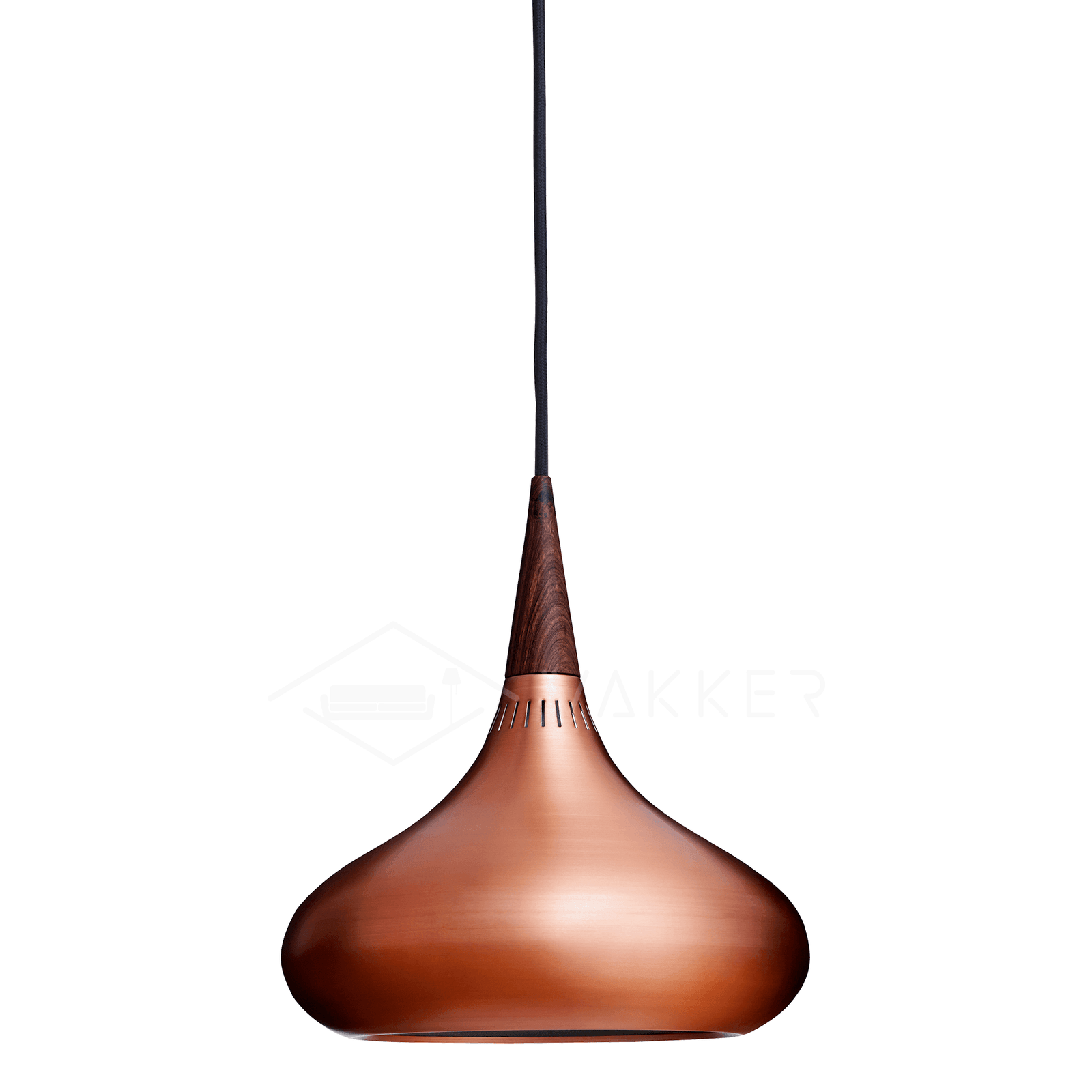 Copper Orient Pendant Light with a diameter of 11 inches and a height of 11.8 inches (34cm x 37cm)